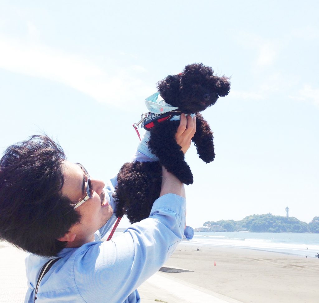 愛犬と江ノ島